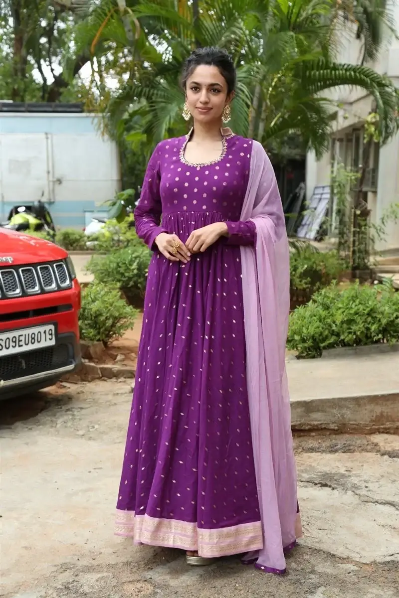 Indian Actress Malvika Nair at Anni Manchi Sakunamule Movie Meet